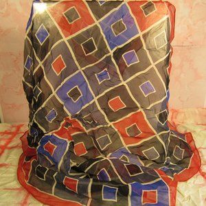 Petite Sophisticate 100% Silk Made in Italy Scarf